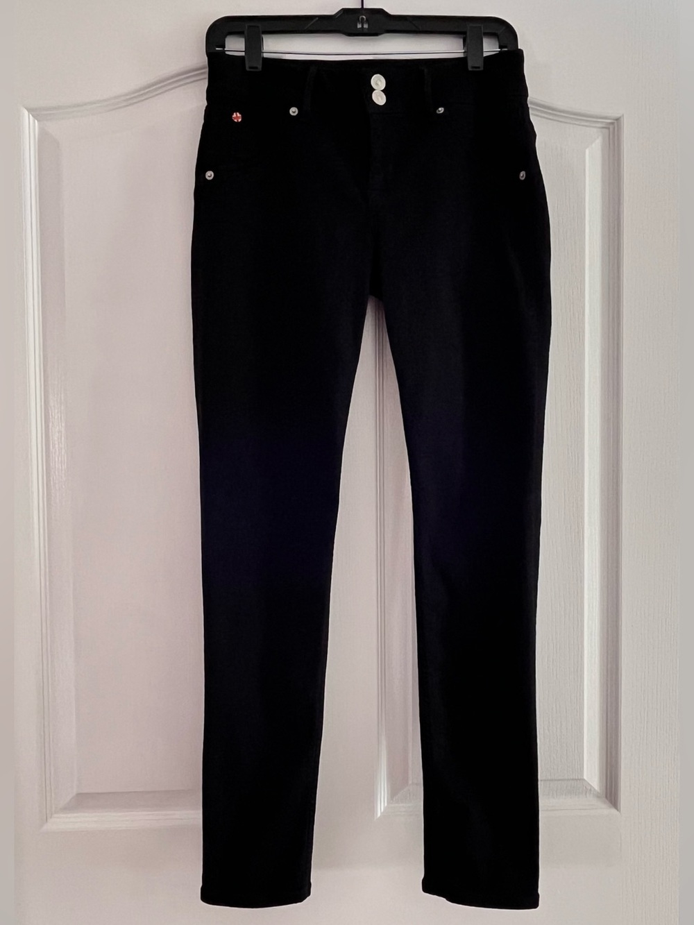 Hudson Collin Skinny 5 pocket black jeans 29